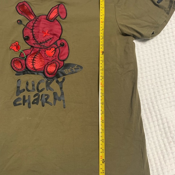 BKYS - Black Keys Lucky Charm Tee Patch Olive Burgundy - Picture 9 of 12